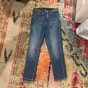 Banana republic high-rise straight jeans